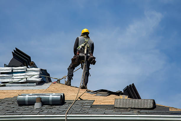 Professional Roof Installation technician working in Lucerne, CO
